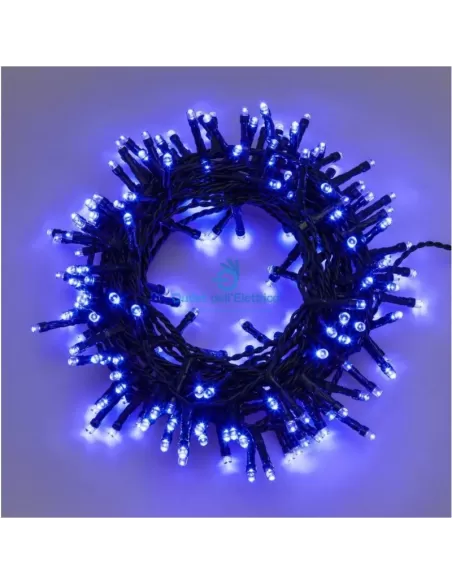 Locuras de luces 180 bombillas azules de cortocircuito.